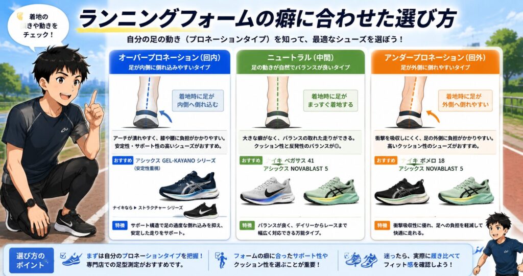 ナイキとアシックスのランニングシューズ比較でわかった、自分に合う