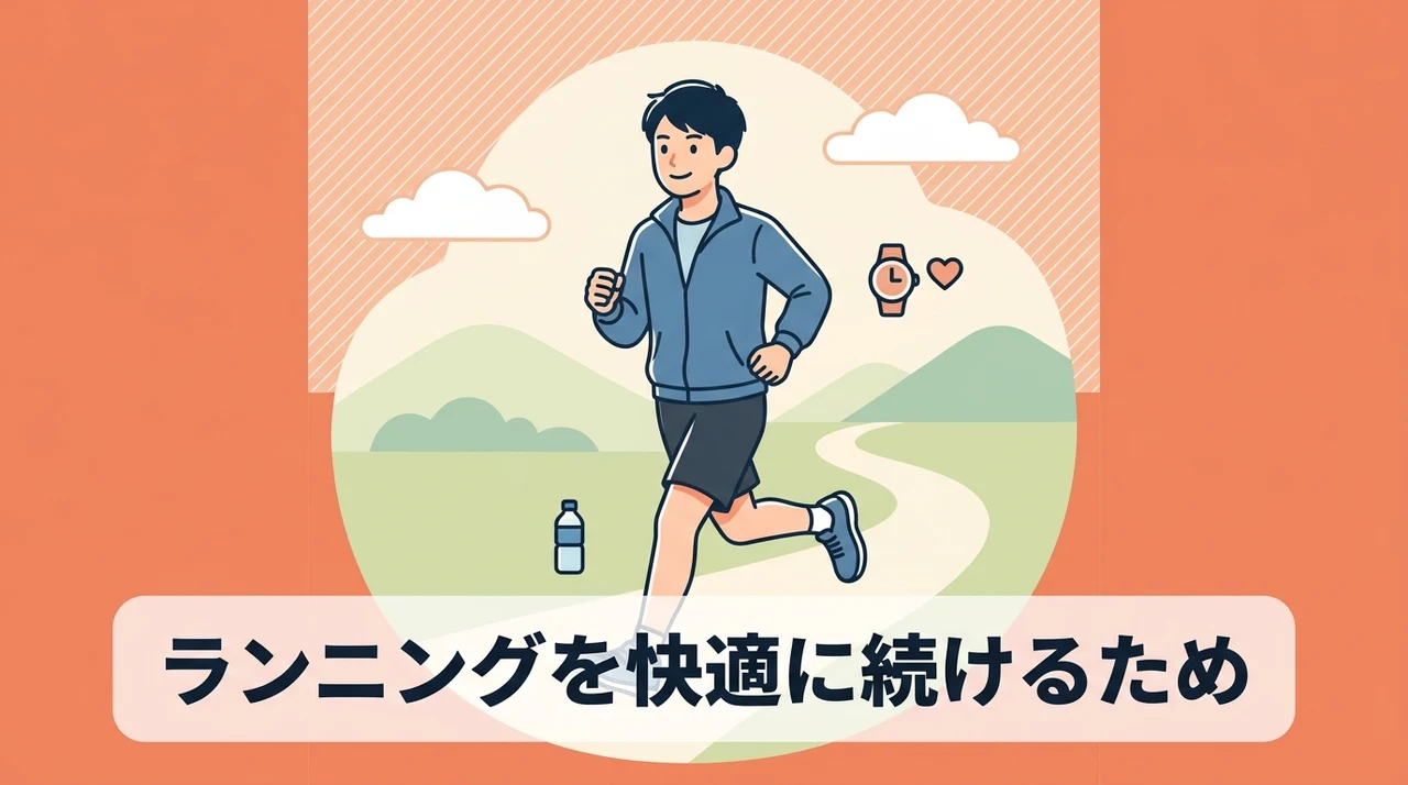 ランニングを快適に続けるための追加アイテムと知識