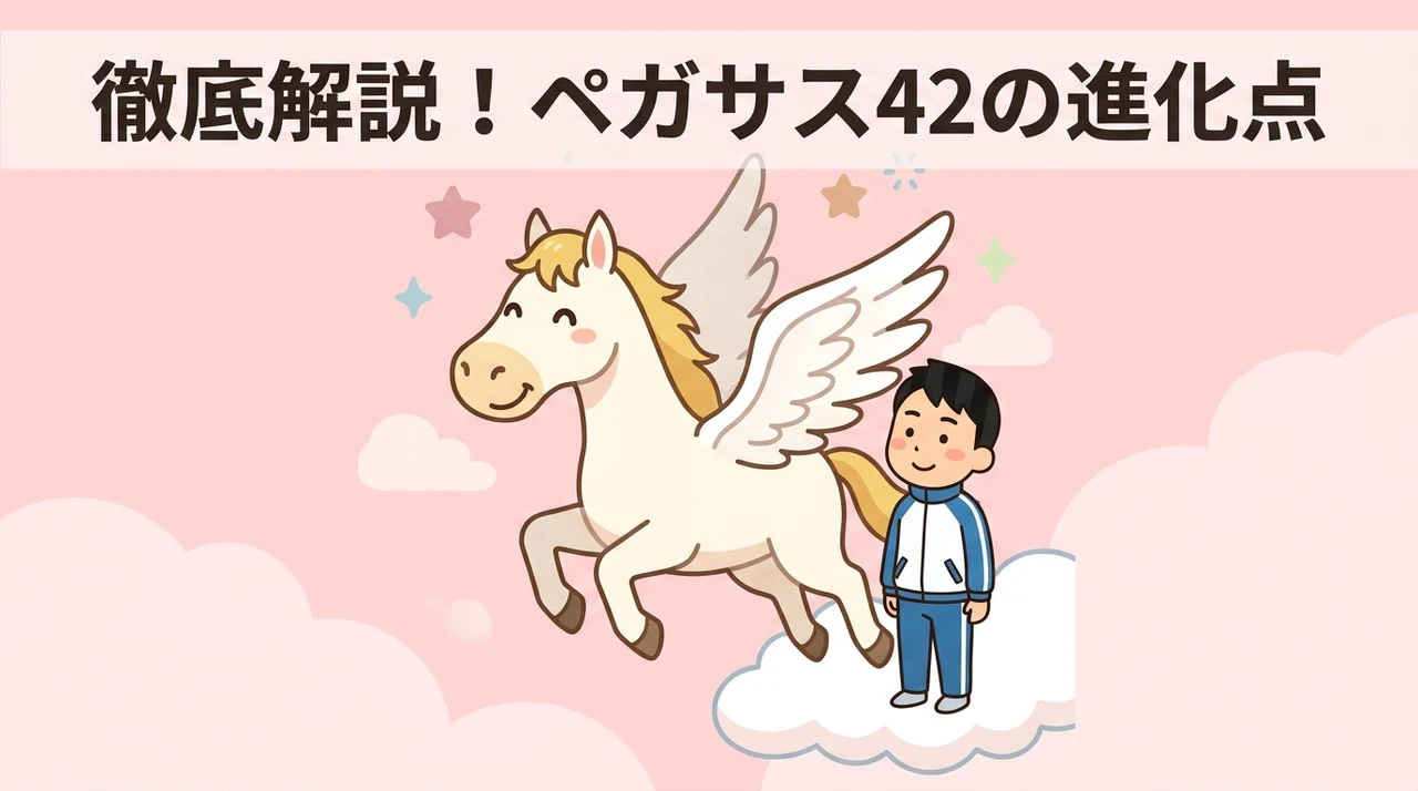 ペガサス42の基本スペックと進化点