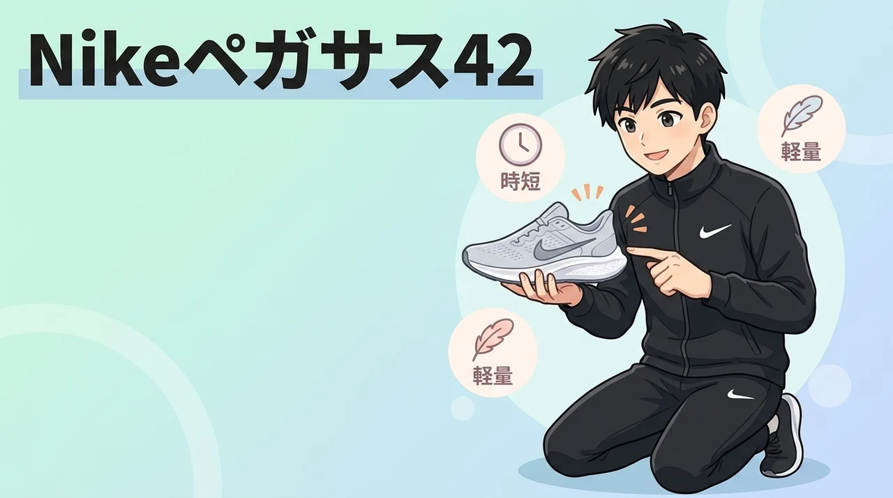 Nike ペガサス42 イージーオンのメリット5つ
