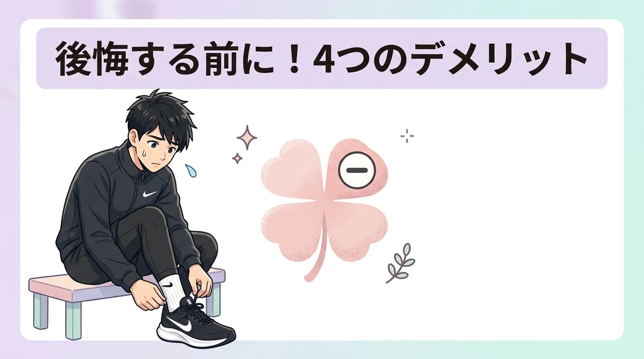 購入前に知っておきたい4つのデメリット