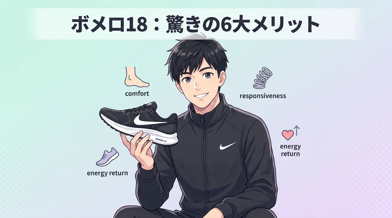 ボメロ18を履いて実感した6つのメリット