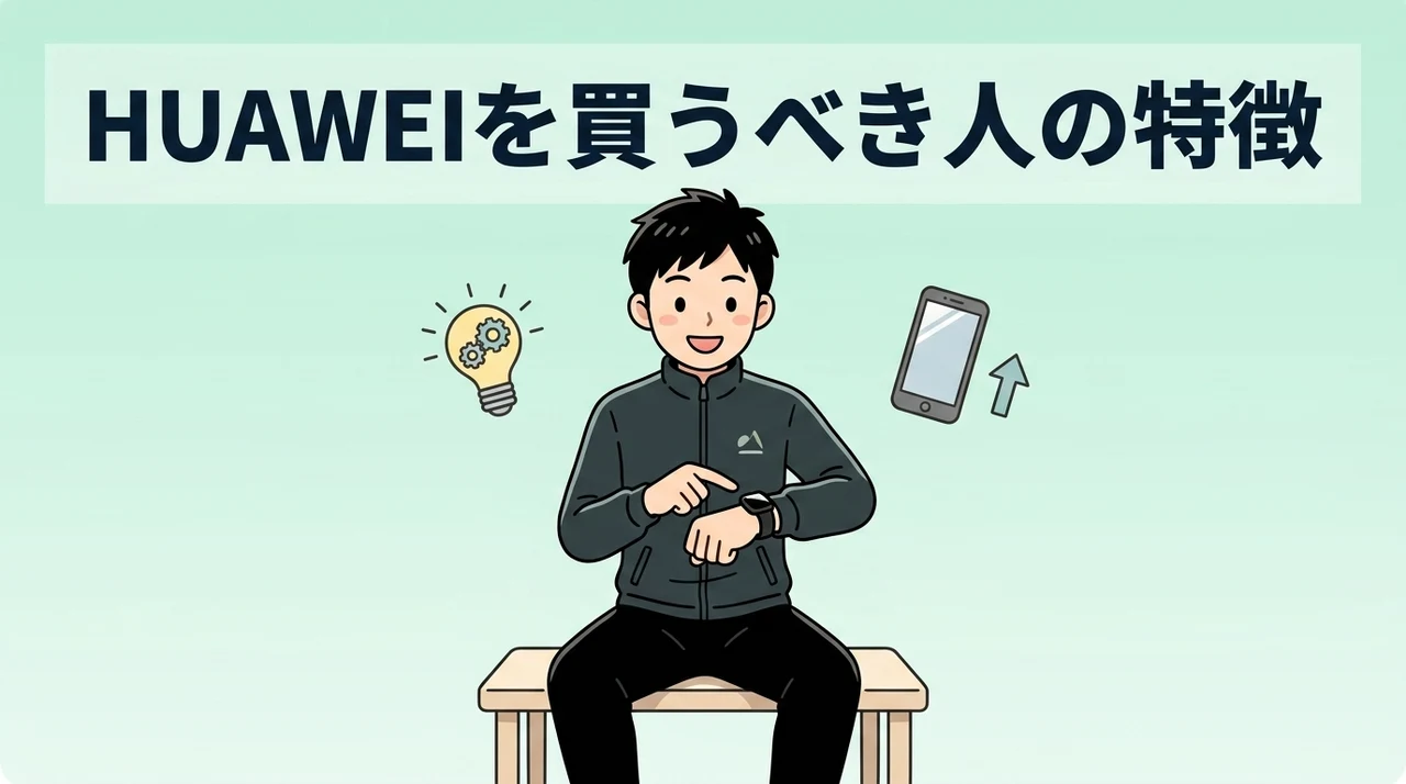 huaweiスマートウォッチがおすすめな人