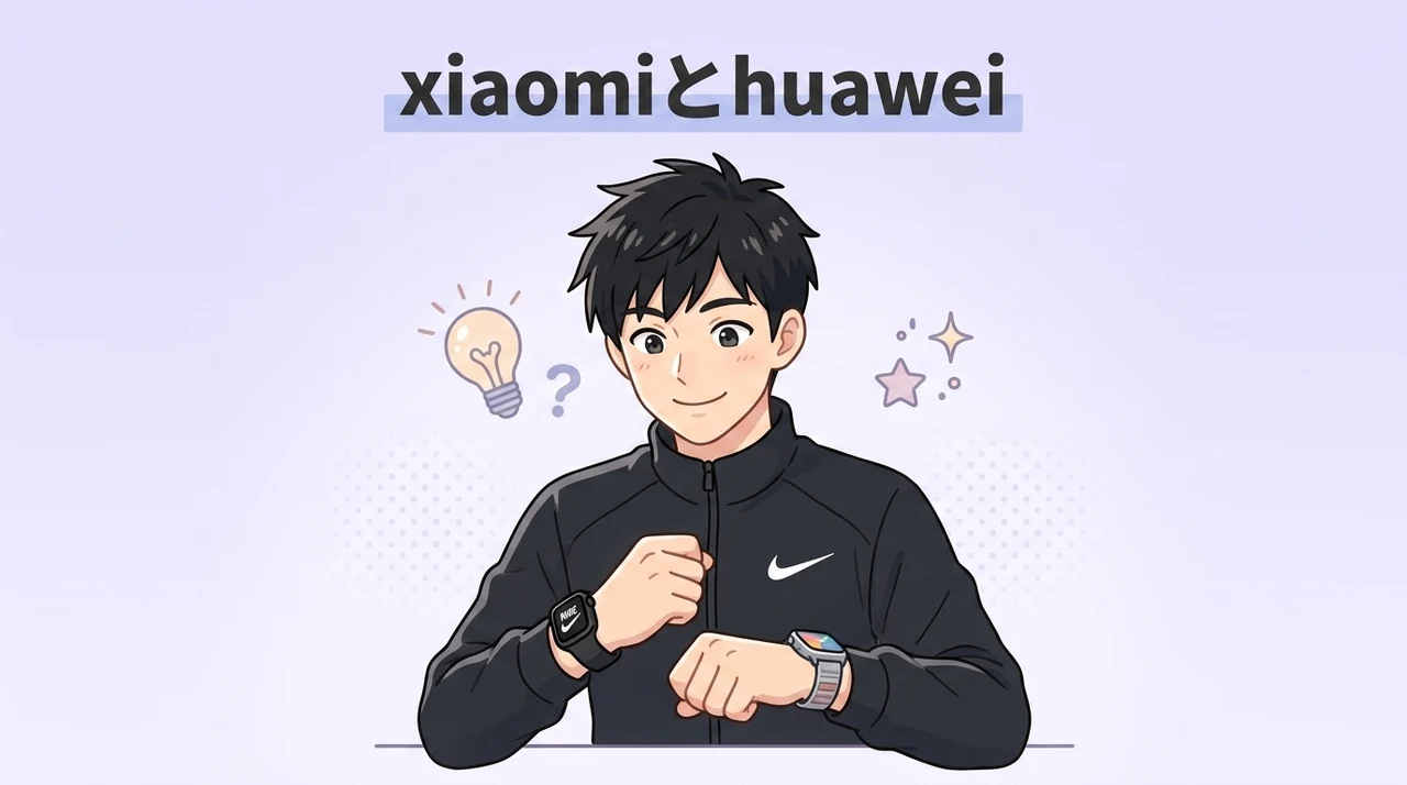 xiaomiとhuaweiのスマートウォッチを比較した結論