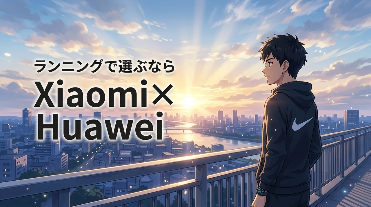 xiaomiとhuaweiのスマートウォッチを比較!ランニングに最適なのはどっち?