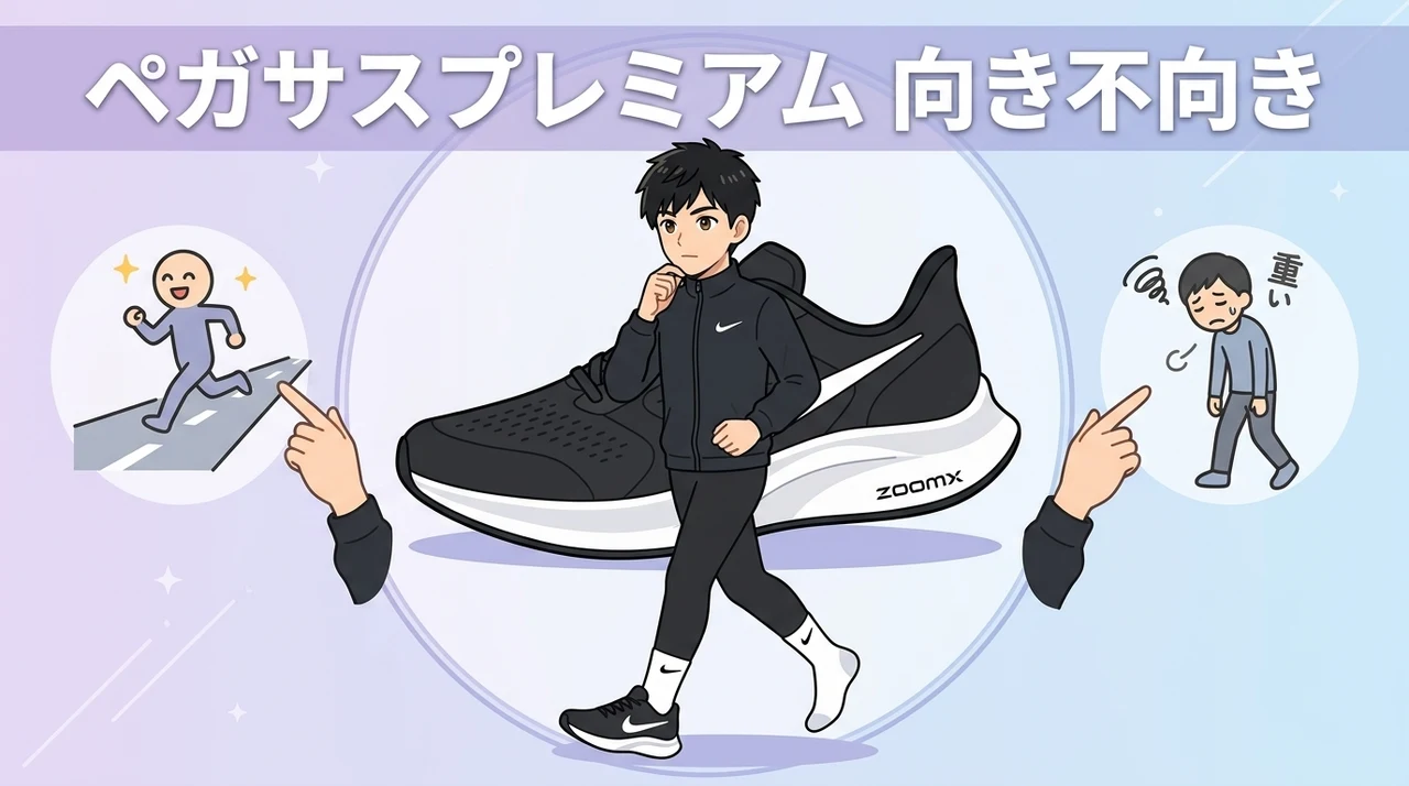 Nike ペガサスプレミアムがおすすめな人・そうでない人