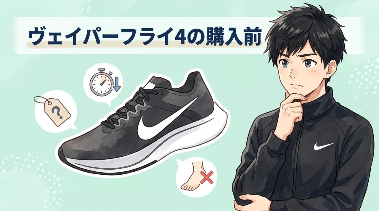 ヴェイパーフライ4の購入前に知るべきデメリット3つ
