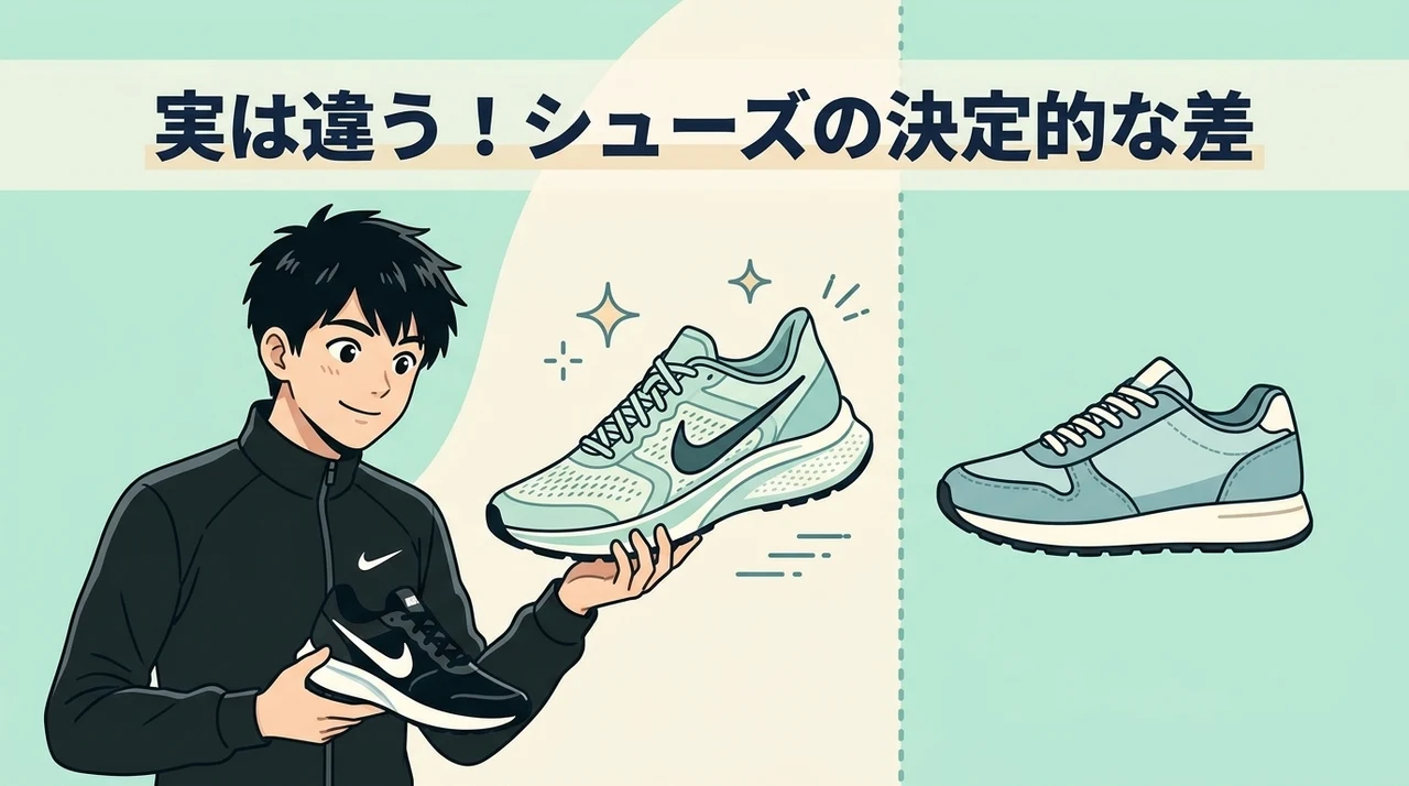 ランニングシューズとジョギングシューズの決定的な違い