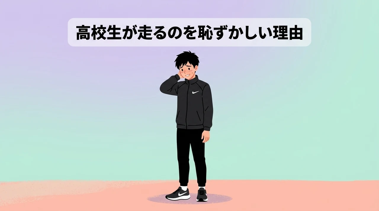 高校生のランニングが恥ずかしい3つの心理的理由