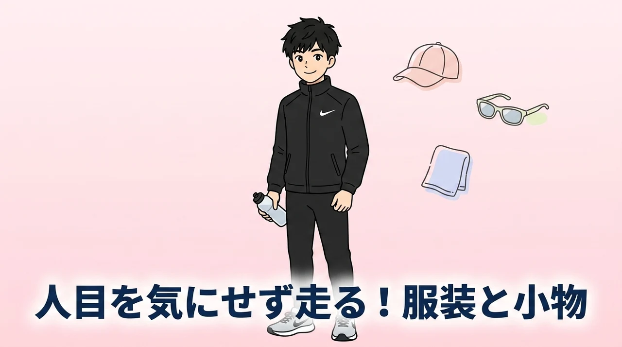 人目を気にせず走るためのおすすめ服装とアイテム