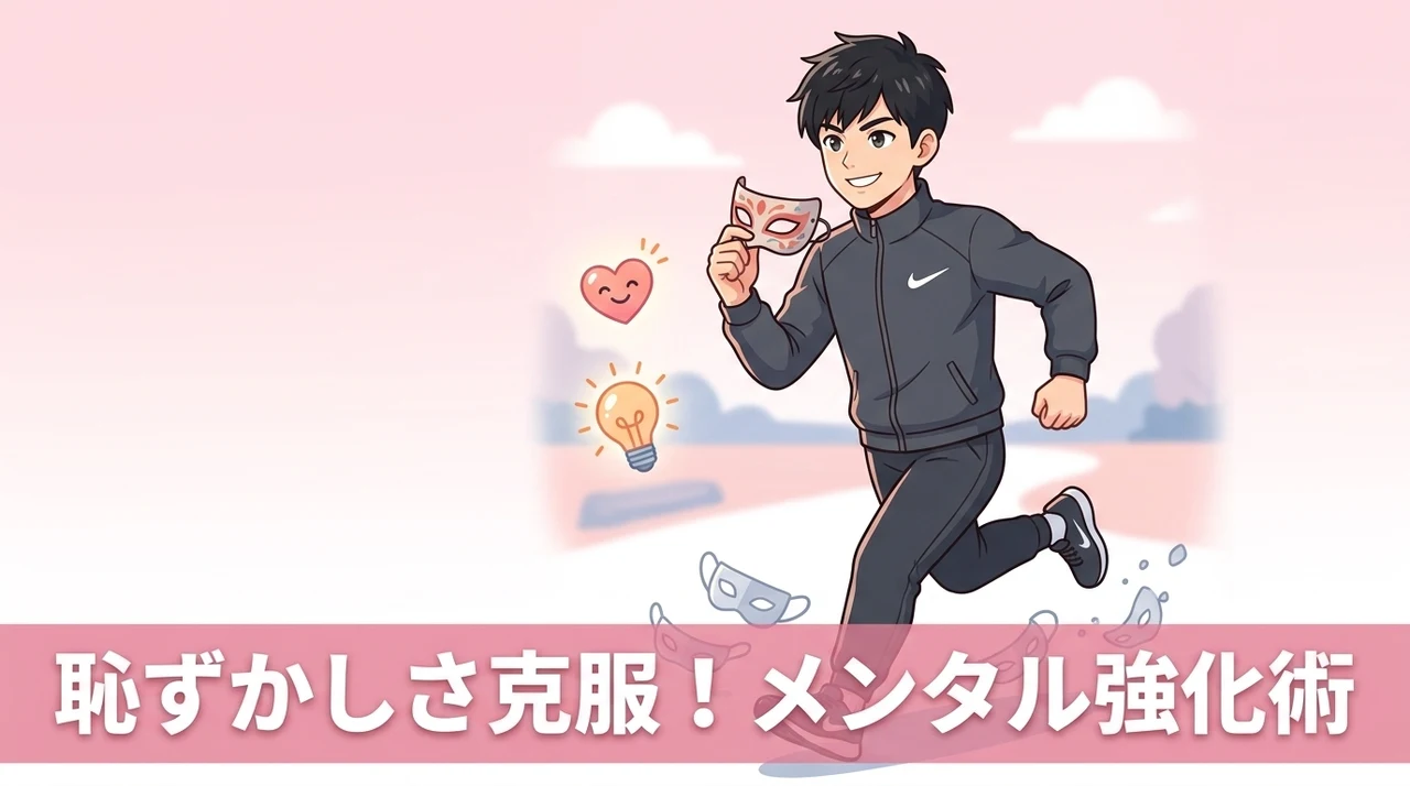 ランニングの恥ずかしさを克服するメンタル強化術