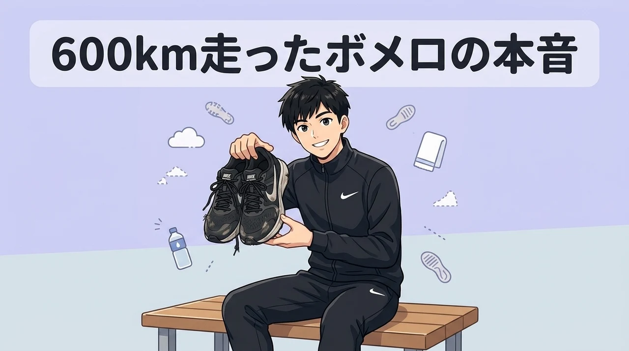 Nike ボメロ プレミアムを徹底レビュー|600km走った本音