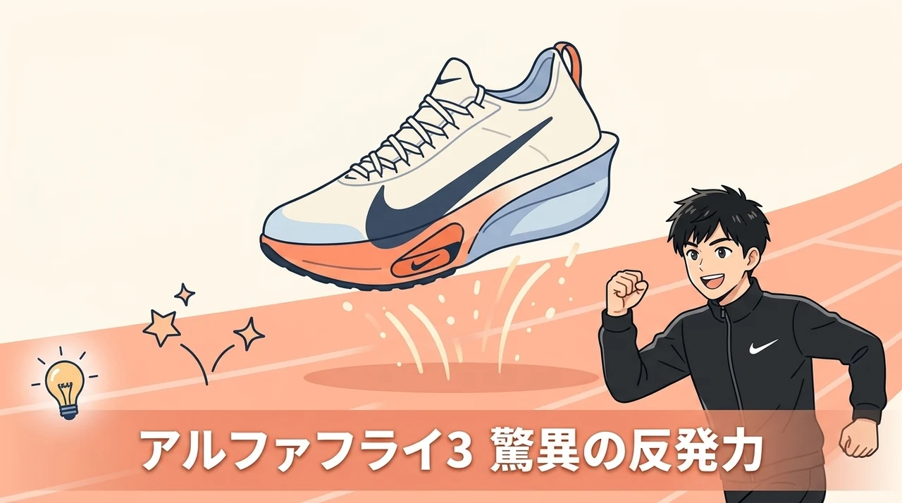 Nike アルファフライ3を実走レビュー|履き心地と反発を体感