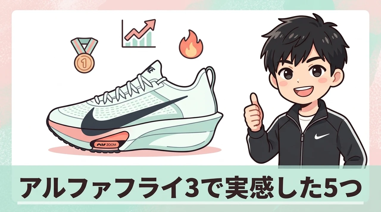 アルファフライ3で実感した5つのメリット