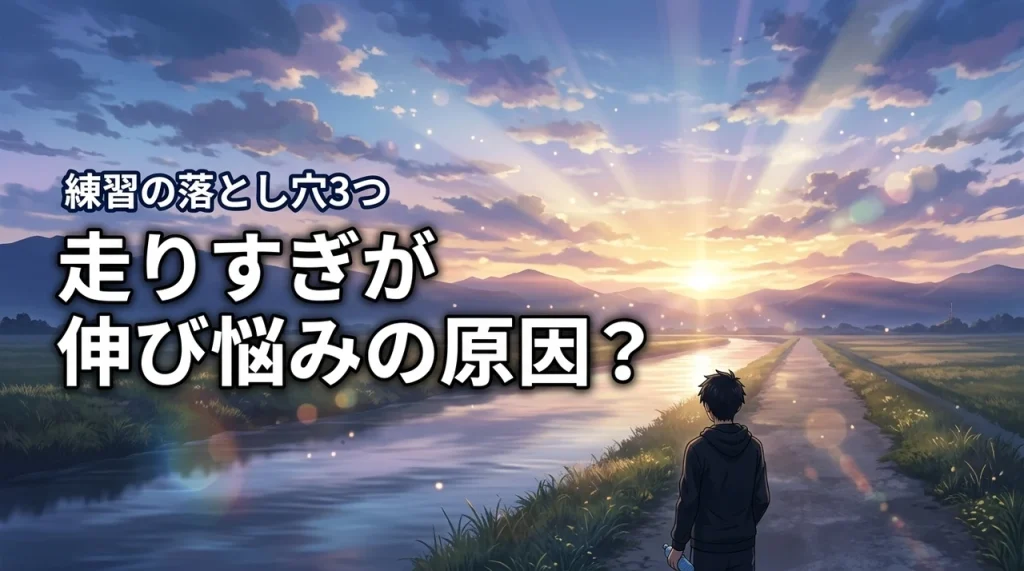 マラソン練習の伸び悩みは走りすぎが原因？真面目な人ほど陥る3つの落とし穴