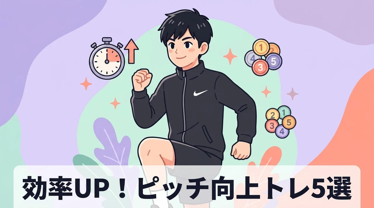 ピッチを効率的に上げるトレーニング5選