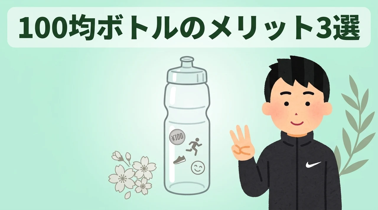 100均ランニングボトルを使って分かった3つのメリット