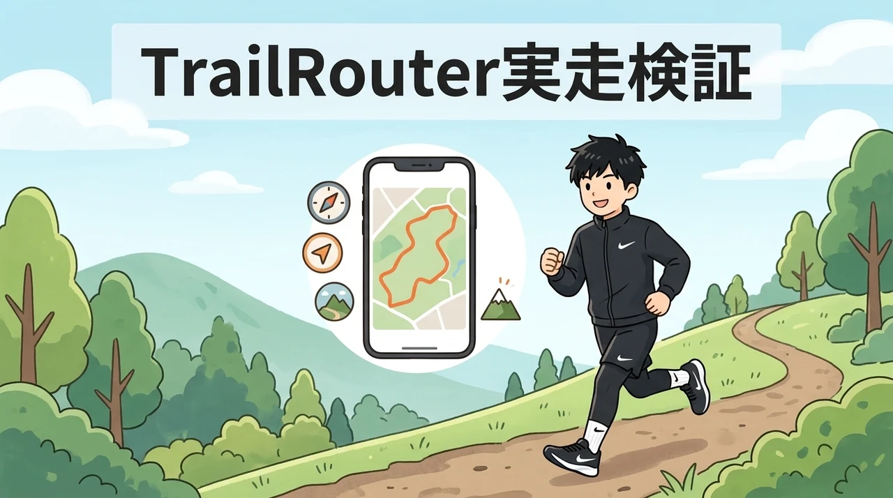 TrailRouterの使い方を徹底レビュー|実際に走って検証