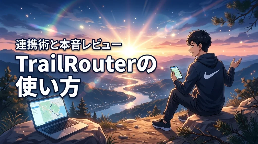 TrailRouterの使い方で迷ってない？リアルなレビューと連携術