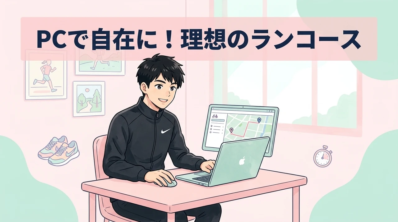 PCでランニングコースを自在に作る詳細手順