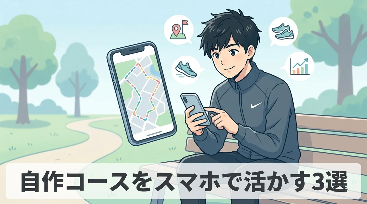 作ったランニングコースをスマホで活用する3つのテクニック