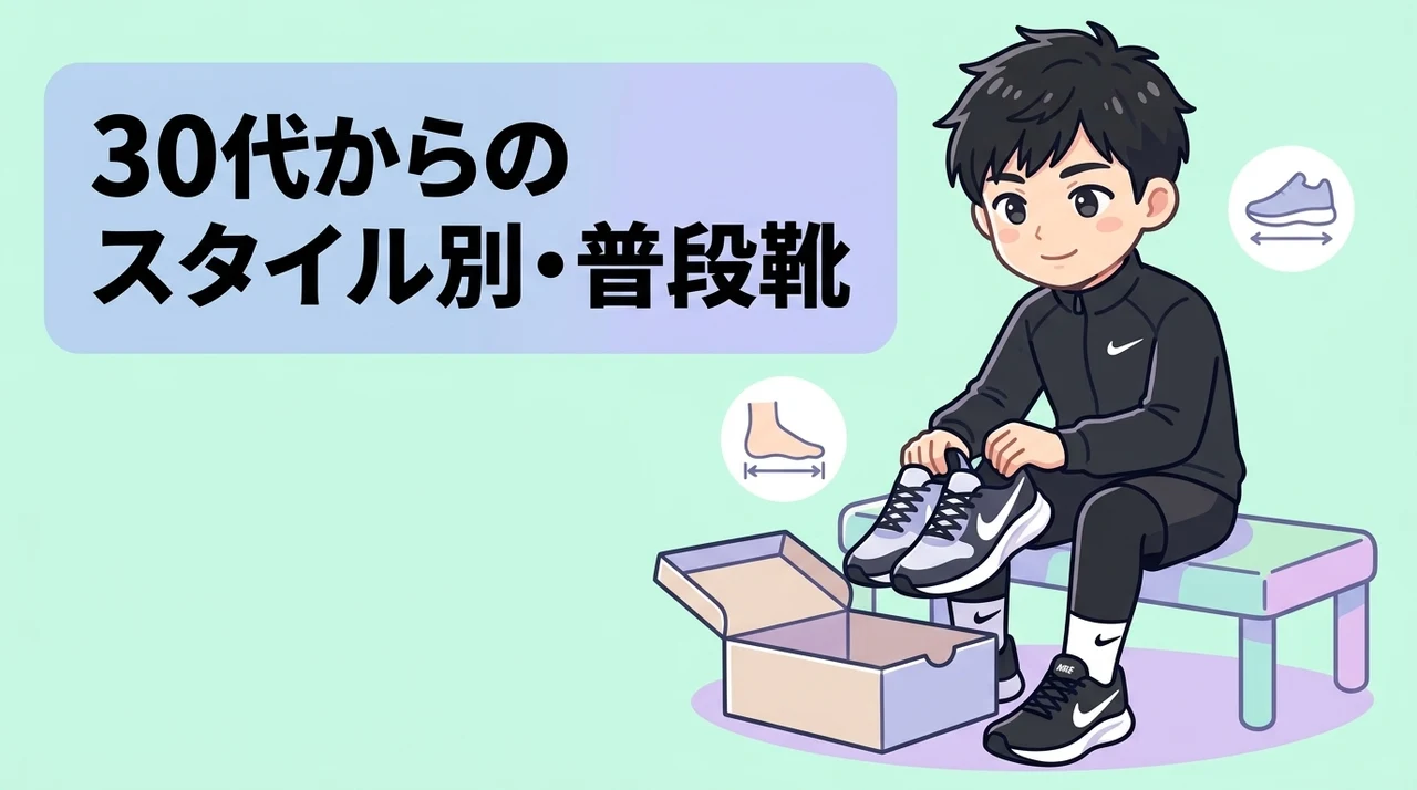 30代・40代・50代の普段履きスタイル別おすすめ