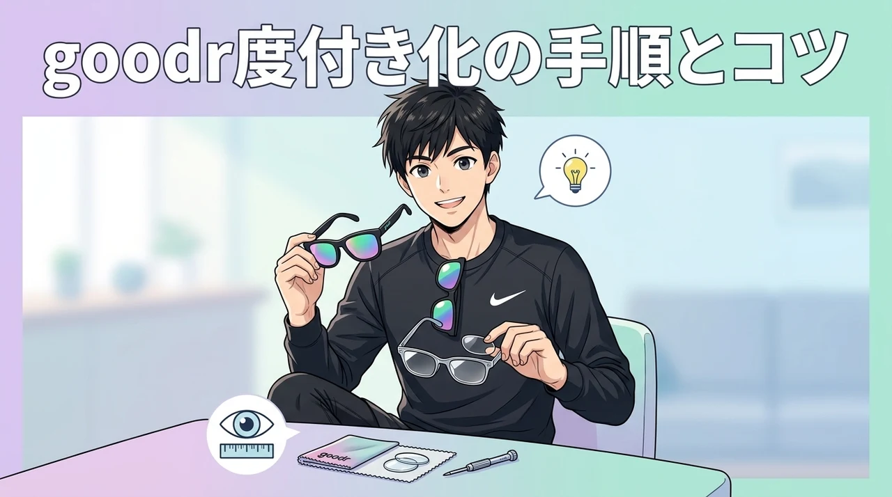 goodrのレンズを度付きに交換する手順とコツ