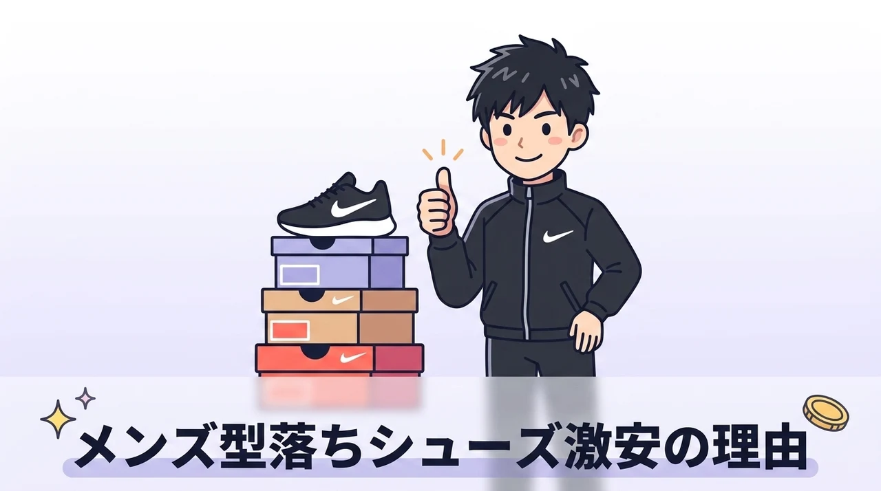 メンズ型落ちランニングシューズが激安で買える理由