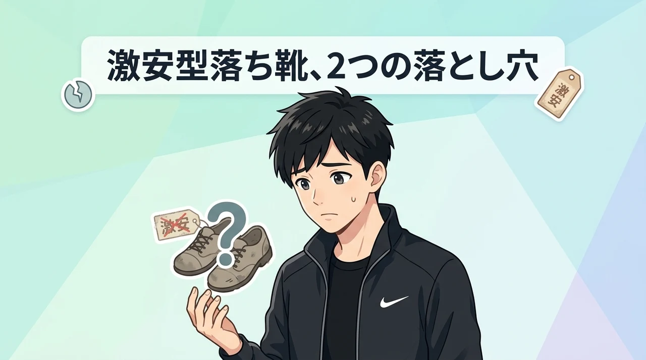 型落ち激安シューズ購入前の2つのデメリット