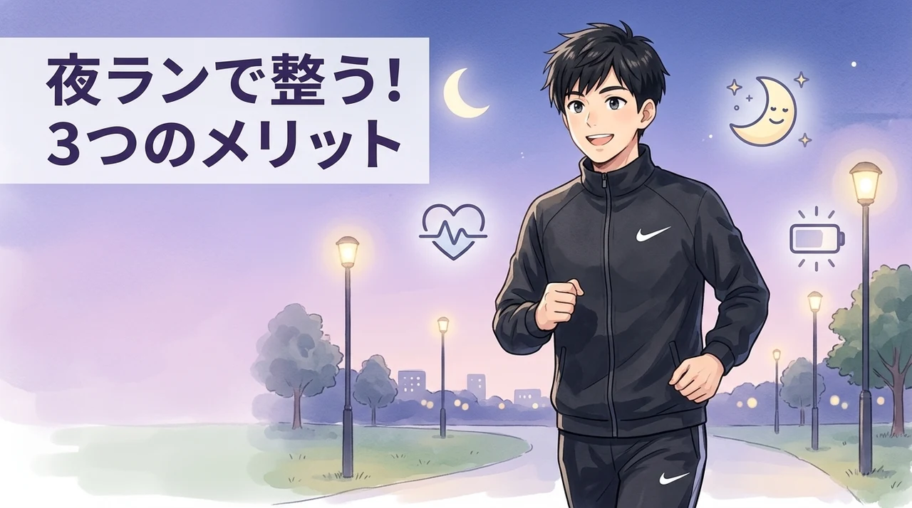 夜ランニングで得られる3つのメリット