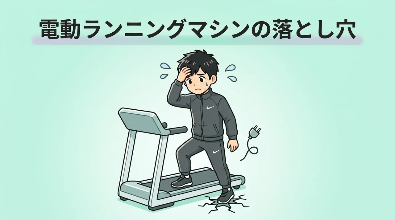 電動式ランニングマシンで知っておくべきデメリット