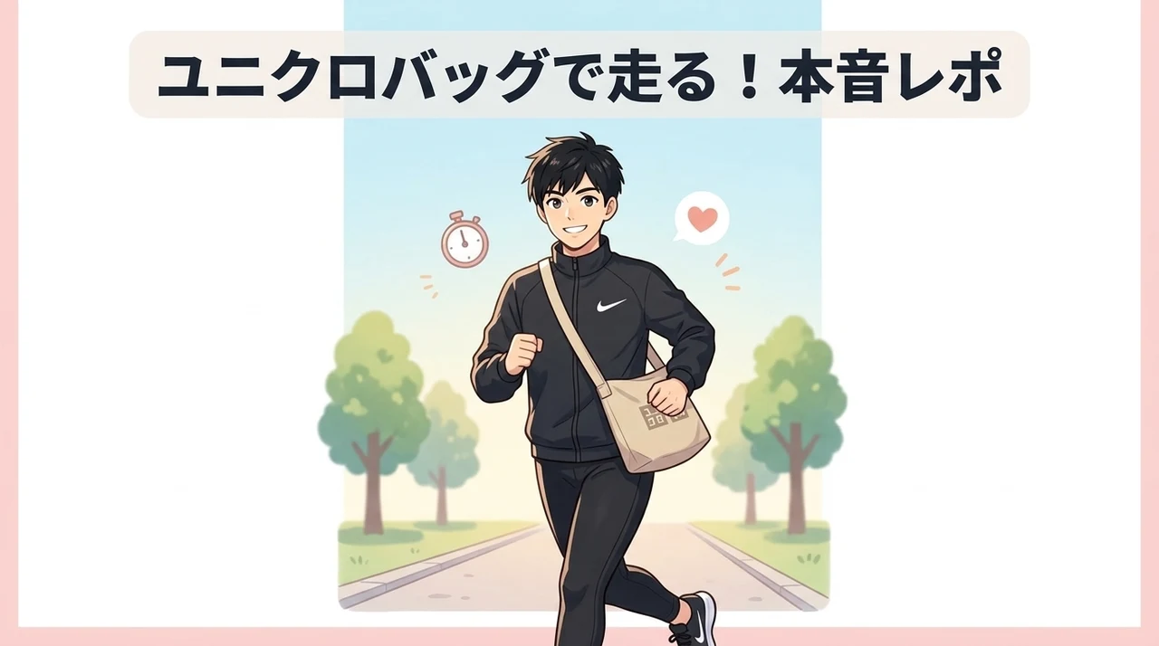 ユニクロバッグをランニングに使った本音のレビュー