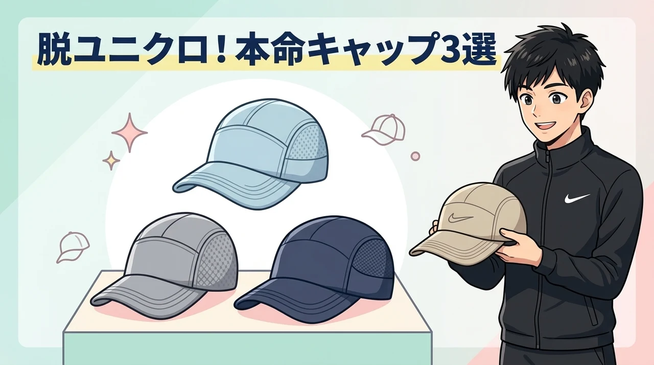 ユニクロ以外の選択肢は?人気のスポーツキャップ3選