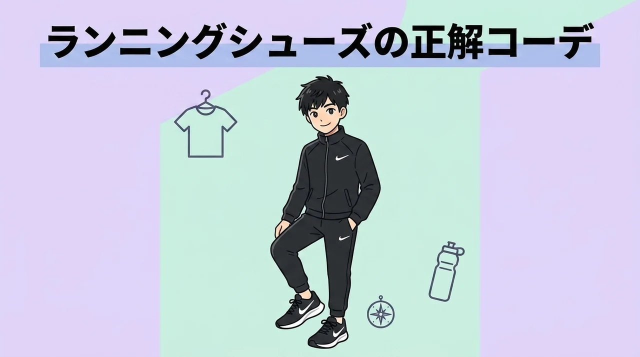 ランニングシューズメンズコーデでおしゃれに見せる着こなし術