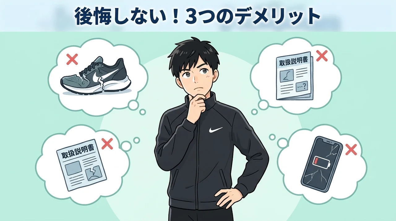 購入時に注意したいデメリット3つ