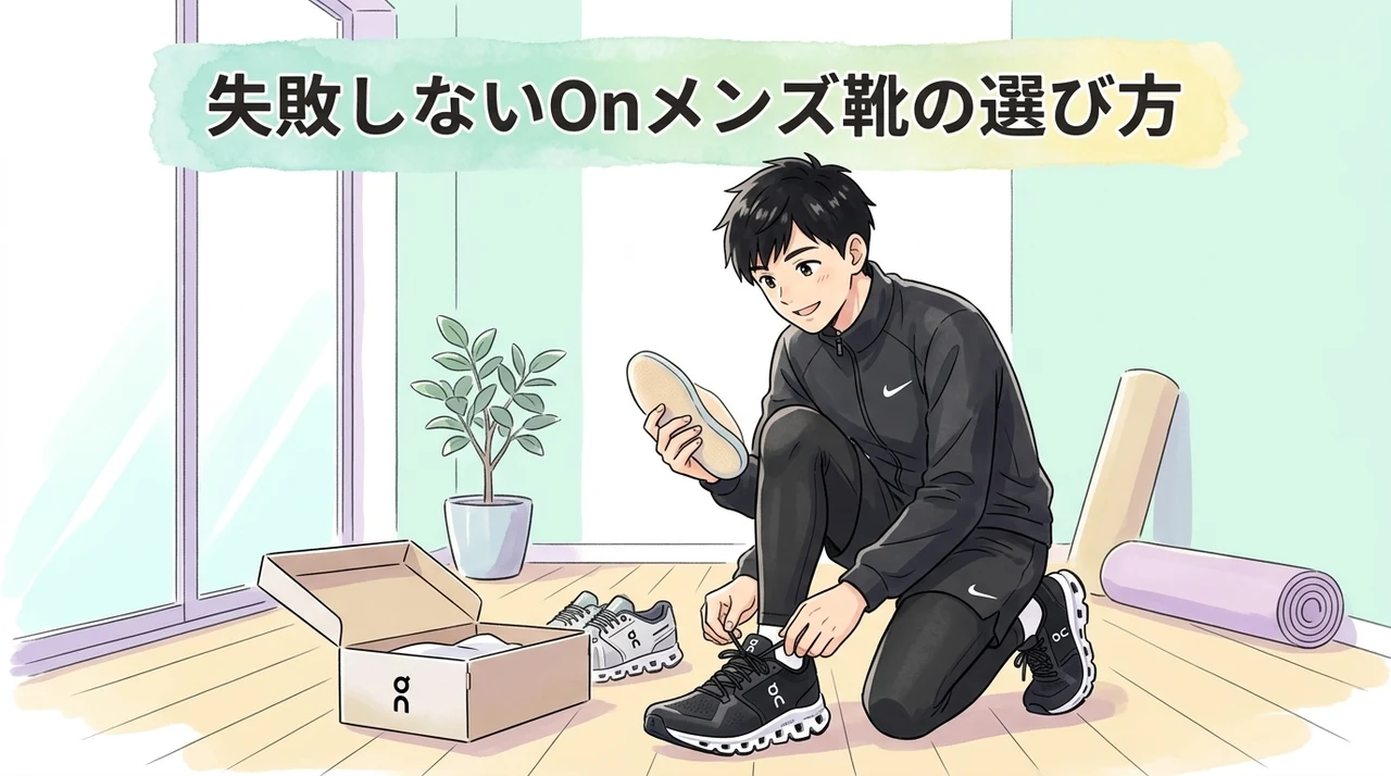 失敗しないオンのメンズランニングシューズの選び方