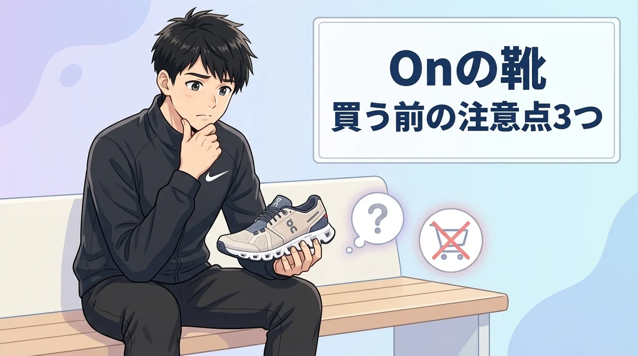 Onのランニングシューズで注意すべき3つのデメリット