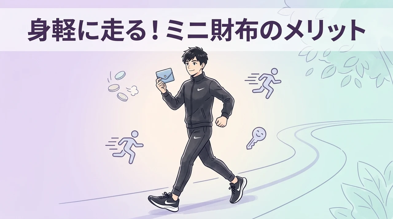 ランニング財布をミニサイズにするメリット