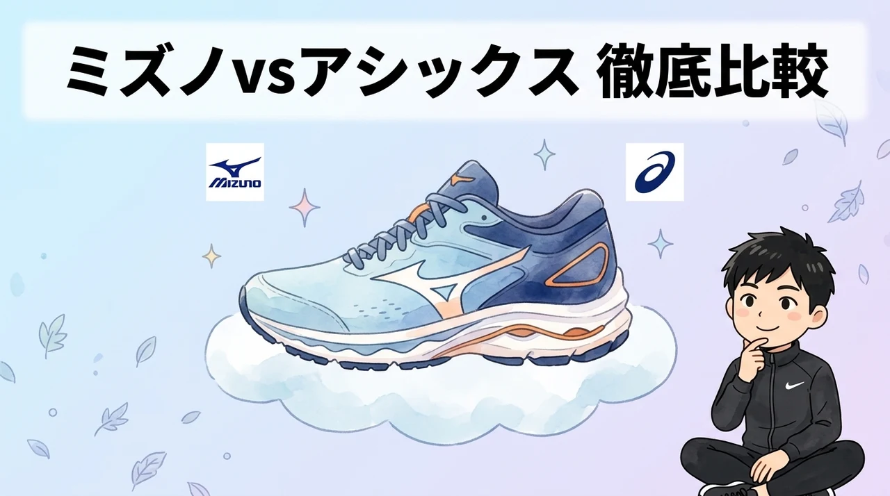 ミズノとアシックスどっちがいい?特徴や技術の違いを徹底解説