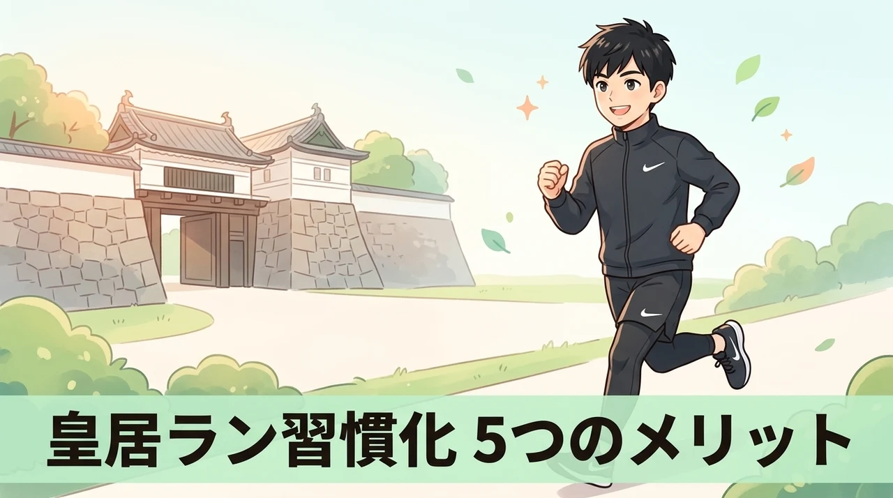 皇居ランを習慣化して実感できる5つのメリット