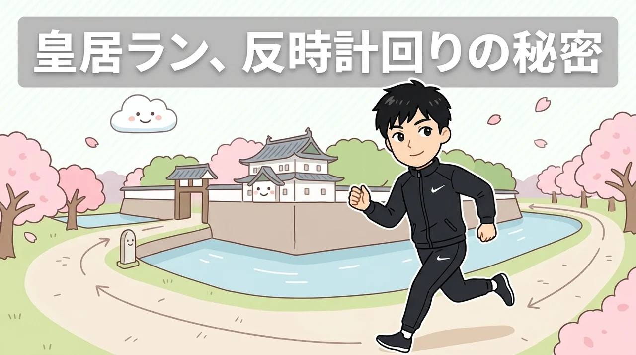 皇居ランはなぜ反時計回り？背景とマナーの制定理由
