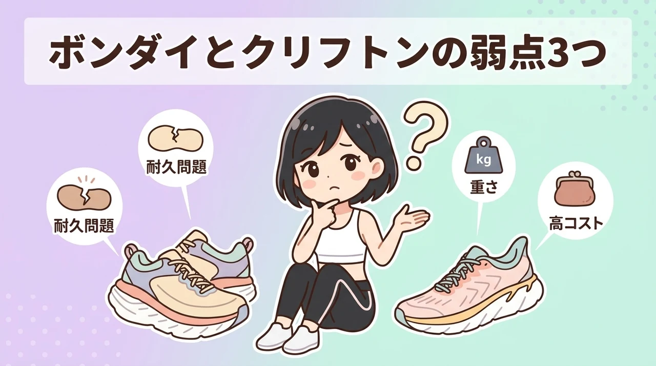 ボンダイとクリフトンの3つのデメリット